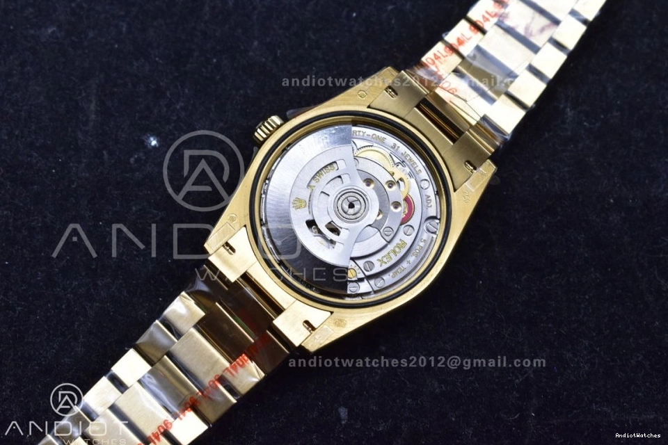 Edition Diamond vr3255 President (Gain with Square DayDate V5 36 Best Steel 695 Weight) on Bracelet QF Gold YG 904L ZipUp Dial 0327